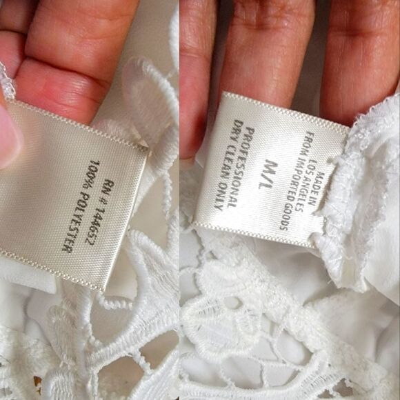 Stone Cold Fox Ryder White Lace Romper M/L - Picture 11 of 11